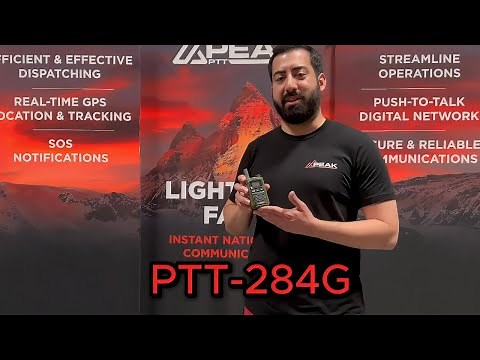 PTT-284G Push-To-Talk-Over-Cellular Long Range Walkie-Talkie