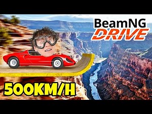 MIT 500KM/H ÜBER EINE SCHLUCHT SPRINGEN?! - BeamNG Drive
