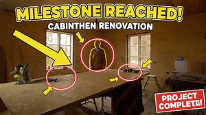 Milestone Reached in Our Cabin Kitchen Renovation