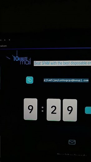 Useful website you should know.Get a temporary email address instantly.🌐 Website: 10minutemail.com