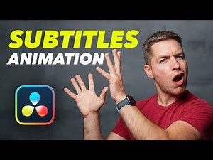 Generate Subtitles And Animate Them | Popup Text In DaVinci Resolve
