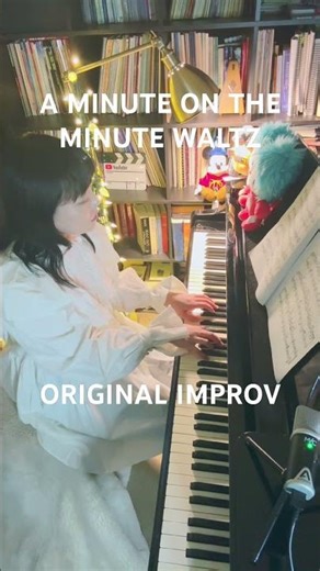 Longer Version ☝️Click Here 🎹 Improvising #Chopin Waltz #concertpianist #music
