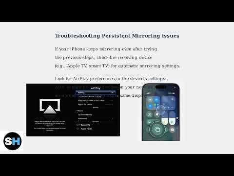 How To Turn Off Screen Mirroring On iPhone – Stop Casting To TV Or AirPlay