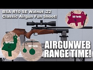 Shooting the BSA R10 SE Walnut Air Rifle - Sometimes Classic Airgunning is the way to go!