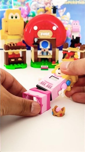 Assembling Lego Princess Peach #lego