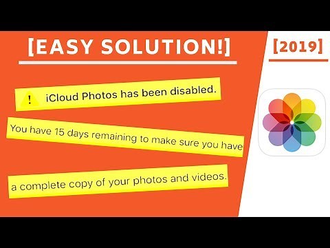 iCloud Photos Library Disabled - [Solution] - 2019
