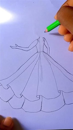 how to draw a girl spinning #viralmusic #drawing #art #pendrawing