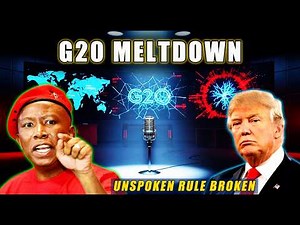 G20 Silence Broken: Malema’s Speech That Terrified Trump and the West