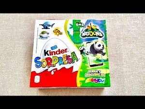 ASMR Unboxing Natoons Kinder Surprise Box! 🍫✨ | 6 Eggs with Cute Animal Toys Inside!