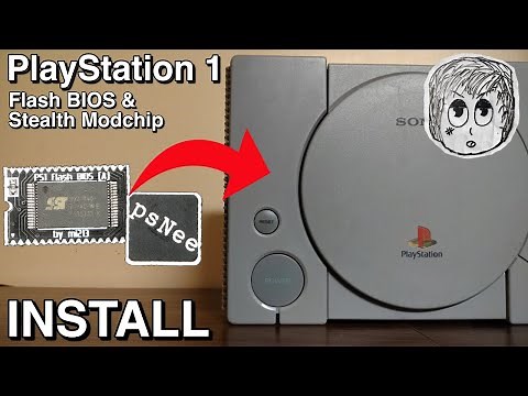 Playstation 1 Mods - BIOS & Stealth Modchip Install