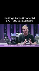 In this video I review an incredibly impressive 500 series compressor. Heritage Audio Grandchild 670 is Fairchild compressor clone that costs only £1600 and captures every essence of what a Fairchild sounds and feels like. I was fully expecting this module to be a huge let down but from the second I heard I was instantly impressed. I feel this is very audible in the audio examples in this video. #audioanimals #heritageaudio #heritageaudiograndchild #500series #fairchild #compressor | Audio Anima