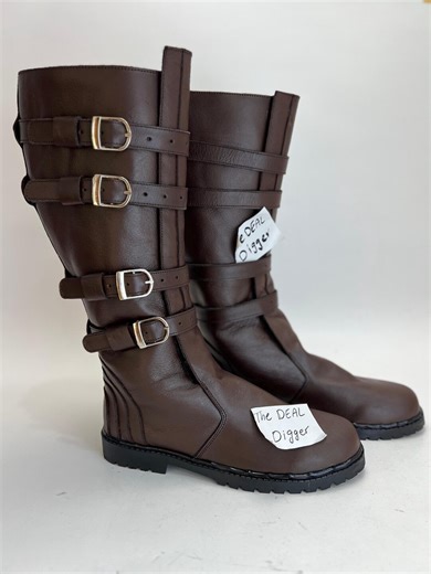 Custom Anakin Skywalker Leather Boots: Handmade Star Wars Cosplay Footwear - Etsy