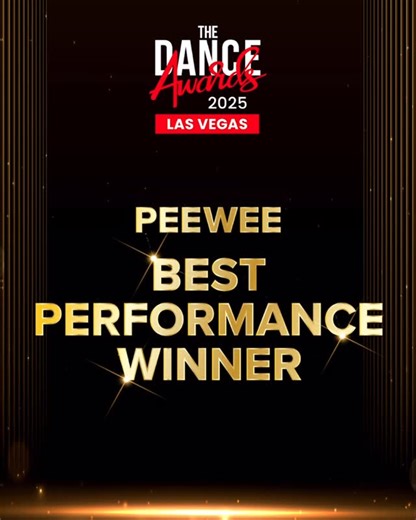 The Dance Awards on Instagram: "Congratulations to our 2025 Las Vegas PeeWee Best Performance Winner who will be re-performing in the Closing Show tonight, July 6th! #TDA25 #thedanceawards #DanceOne"