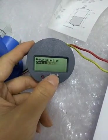 E+H超声波液位计FMU30设置液位显示