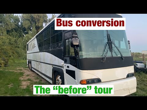 MCI 102 DL3 Bus tour, the “before”