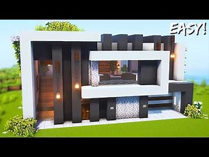 Minecraft: How to Build an EASY Modern House