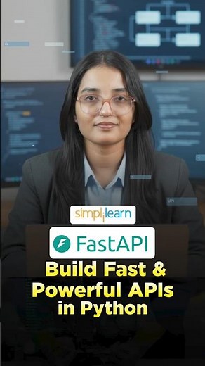 🔥FastAPI Explained in 60 Seconds : The Fastest Python Framework! #shorts #simplilearn