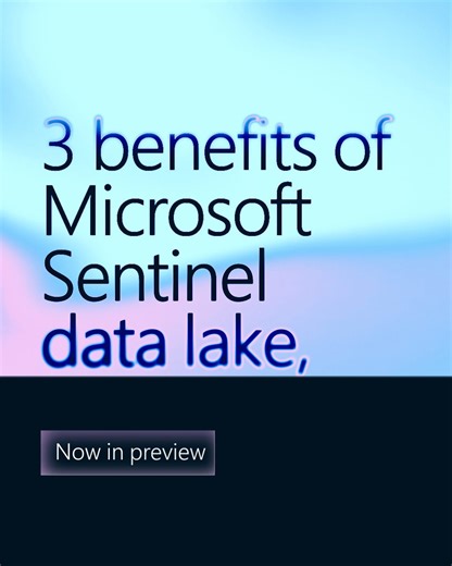 Is your security team drowning in data? Microsoft Sentinel now comes with a unified data lake that simplifies data management and helps resolve incidents faster. Learn how to get started with the data lake: http://msft.it/6184sKKC0 #MicrosoftSentinel #DataLake | Microsoft