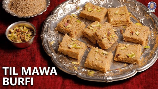 Easy and Quick Til Mawa Burfi