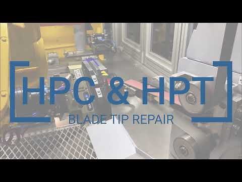 Aerospace MRO HPC and HPT Blade Tip Repair Automation Solution