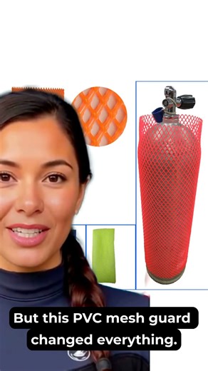 Scuba Tank Protector – Heavy-Duty Mesh Tank Cover
