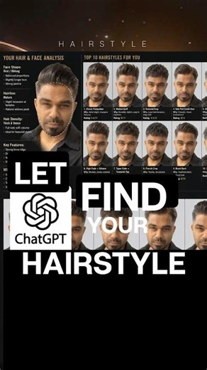 Find your Hairstyle with chat GTP #aliezra #chatgpt #mensfashionmalayalam
