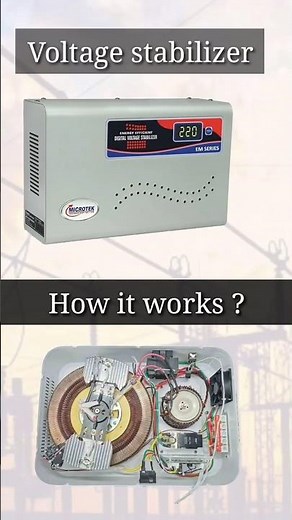 Voltage Stabilizer ll How it works #voltagestabilizer #consumerelectronics