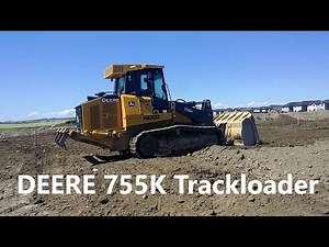 The John Deere 755K track loader