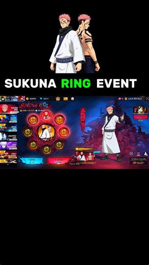 🔥 SUKUNA RING EVENT 🥵 NEW EVENT FF | #shorts #ffshorts #ffshortstamil #trending #freefire #newevent