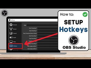 How To Set Hotkeys In OBS Studio | 2024