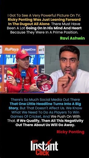 “Ponting Sitting Alone Said EVERYTHING…” 😔🔥 Ashwin’s Emotional Observation Goes Viral