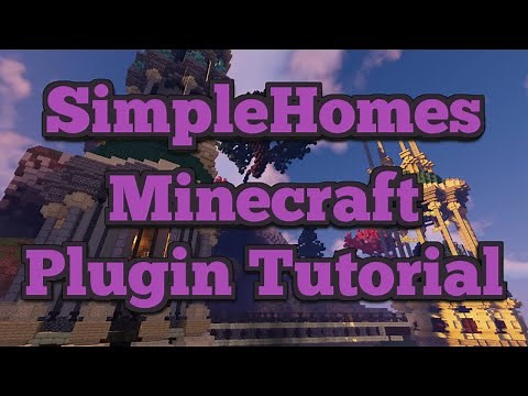 Simple Homes | Minecraft Plugin Tutorial | Never Lose Your House Again