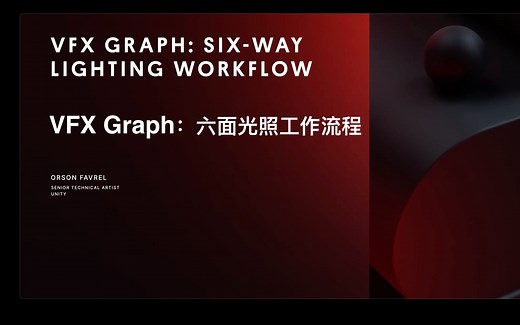 VFX Graph: 六面光照工作流程 | Unity GDC 2023