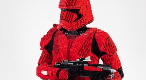 LEGO Star Wars: The Rise of Skywalker Sith Trooper statue created for San Diego Comic Con