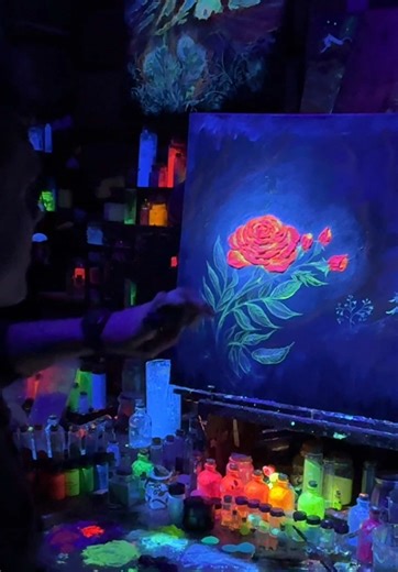 Creating a Fairytale Rose with Oil Painting Techniques