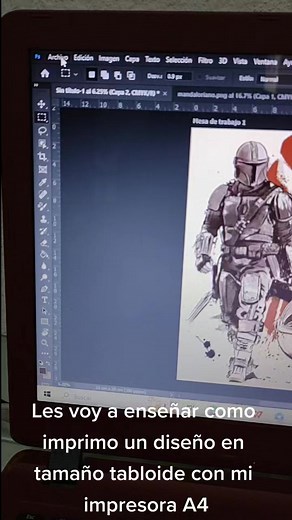 Cómo imprimir tamaño A3 en impresora A4