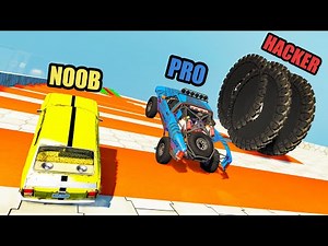 NOOB vs PRO vs HACKER #39 - Beamng drive