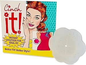 Cinch it Big Dress Clips for Back and Waist Cinching for Dresses, Tshirt Side Clip, Blouse and Shawl Clasp. Hidden Clothes Cincher Clasps for Clothing to Alter The Fit and Style for Women