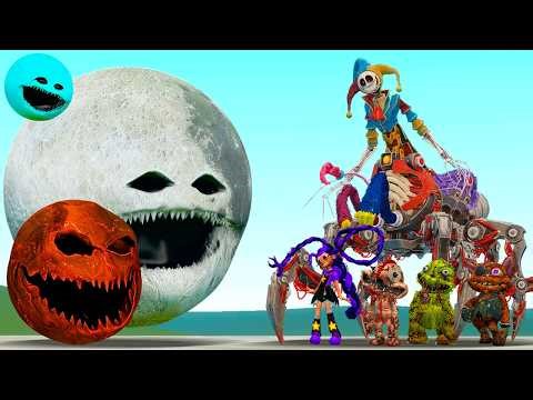 NEW INFECTED SOLAR SYSTEM THE MOON WAKE UP VS POPPY PLAYTIME CHAPTER 5 In Garry's Mod!