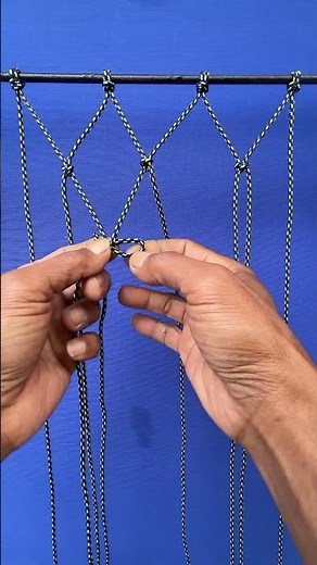 knots to make a net#knotting