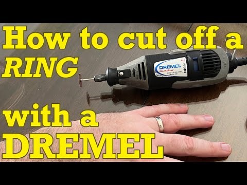 How to cut off a ring with a DREMEL