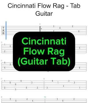 Cincinnati Flow Rag - Guitar Tab Solo Fingerstyle Tutorial #shorts #guitartabs