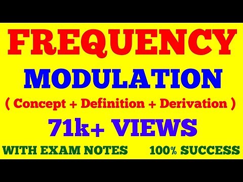 FREQUENCY MODULATION | NARROW BAND & WIDE BAND FM | DERIVATION OF AMPLITUDE MODULATION | WITH NOTES