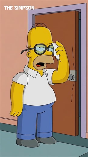 Homer’s “Peripheral Vision Test” 😆 #thesimpsons