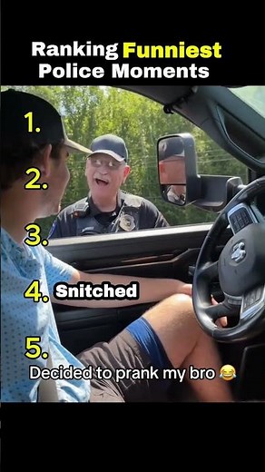Ranking the Funniest Police Moments 🚔