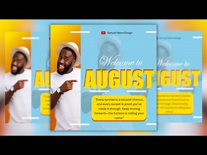 🌅 Step by Step: Design a Creative Flyer in MS Word | August Edition