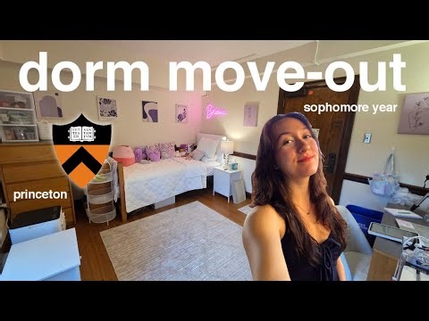 PRINCETON DORM MOVE-OUT VLOG | sophomore year