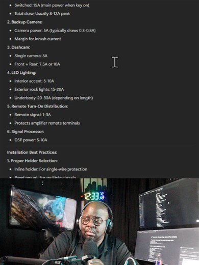 Chapter 3: Fuse Types, Sizing & Protection Strategies — Wiring & Fusing 6.6 Professional Automotive Wiring & Fusing Guide — Chapter 3 Fuse Types, Sizing & Protection Strategies Chapter Overview Reading Time: 55-70 minutes Skill Level: Foundation → Installer → Technician Prerequisites: Chapters 1-2 (Electrical fundamentals and wire selection) Fuses are the last line of defense against electrical fires. Understanding fuse types, proper sizing, and strategic placement is essential for safe installa