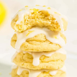 Glazed Lemon Cream Cheese Cookies