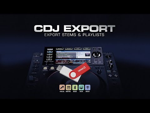 CDJ Export - Extract individual stems & create playlists for CDJ players